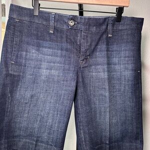 GAP Women's Slim Denim Shorts - Dark Blue